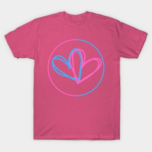 Valentine's day love hearts T-Shirt